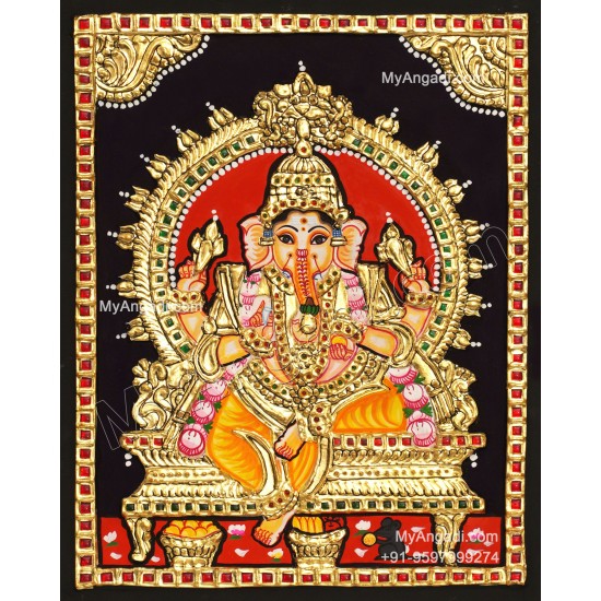 Ganesha Tajore Paintings