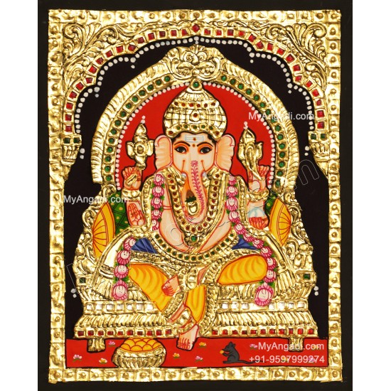 Ganesha Tanjore Painting
