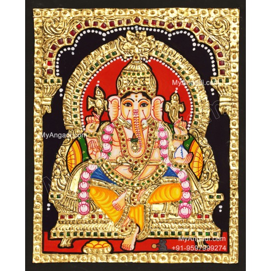 Ganesha Tanjore Painting