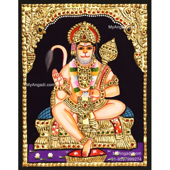 Hanuman Tanjore Painting