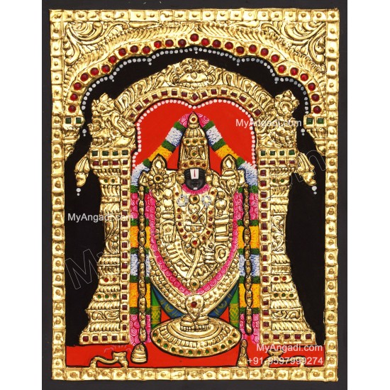 Venkatachalapathy  Tanjore Painting