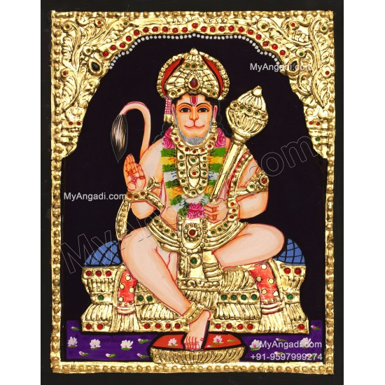 Hanuman Tanjore Painting