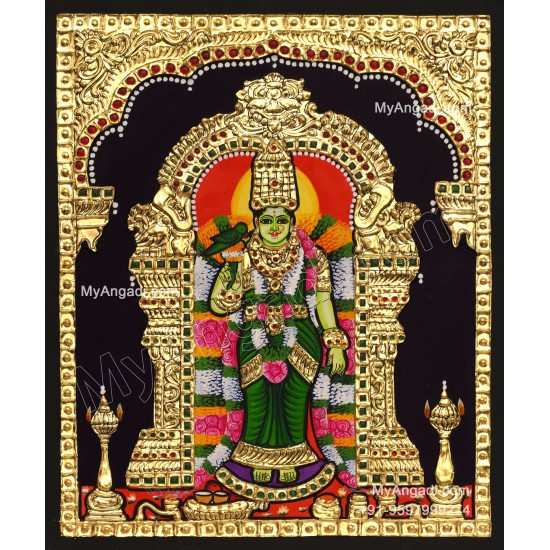 Meenakshi Amman Tanjore Painting
