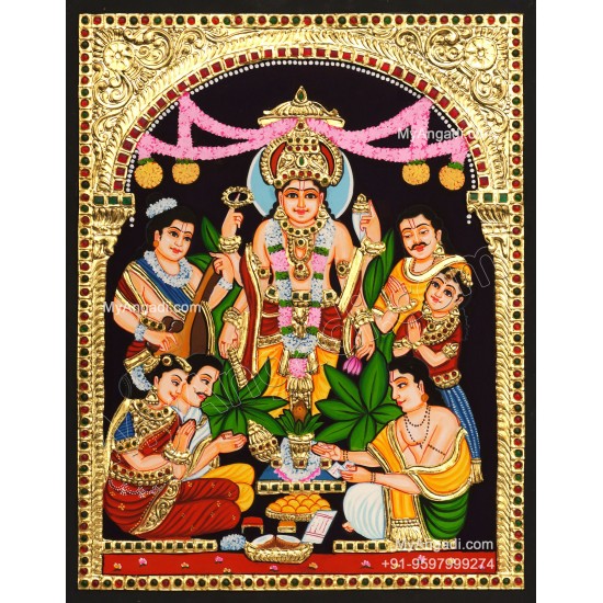 Sathya Narayana Tanjore Painting