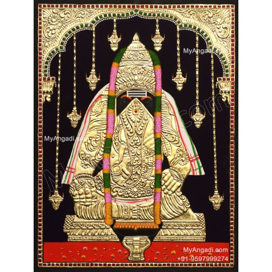 Pillaiyarpatti karpaga Vinayagar Tanjore Painting