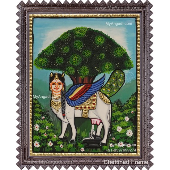 Kamadhenu Tanjore Painting