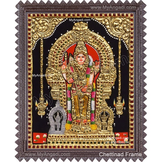 Thiruchendhur Murugar Tanjore Painting
