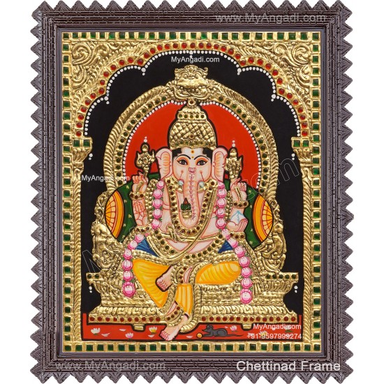 Ganesha Tanjore Painting