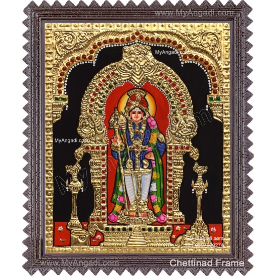 Raja Alangara Murugar Tanjore Painting
