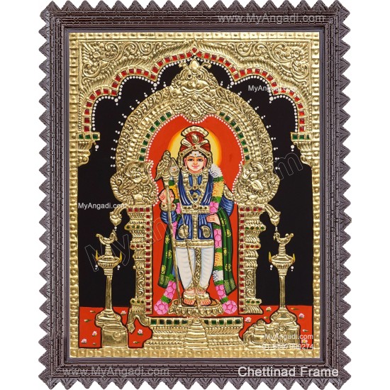 Raja Alangara Murugar Tanjore Painting