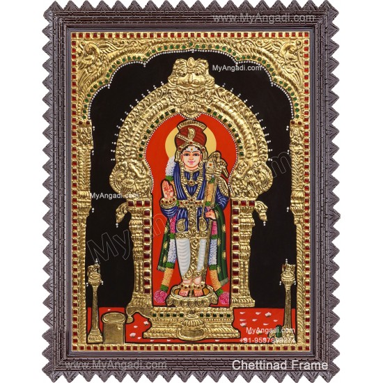 Raja Alangara Murugar Tanjore Painting