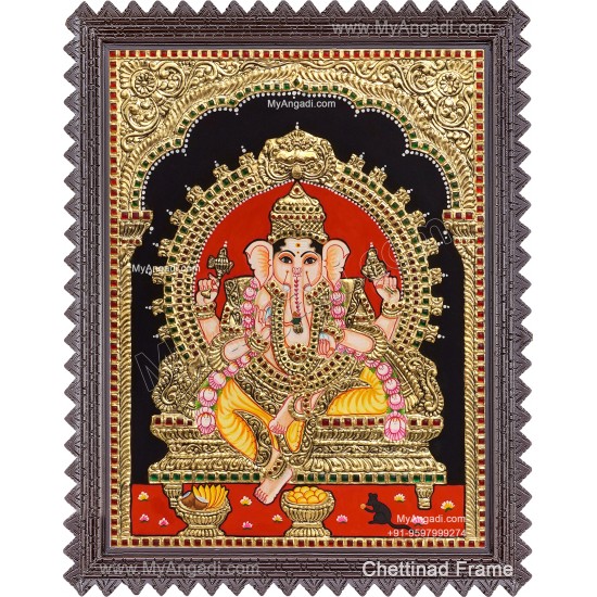 Ganesha Tanjore Painting