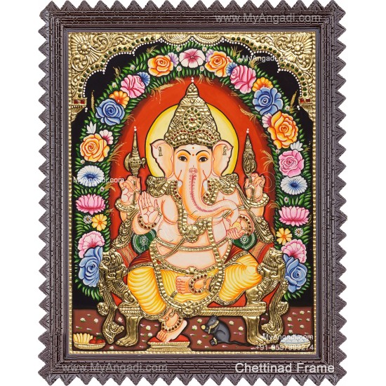 Ganesha Tajore Painting