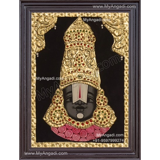Balaji Face Tanjore Painting