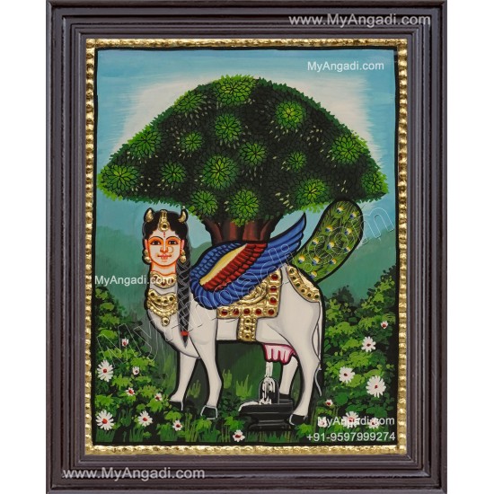 Kamadhenu Tanjore Painting