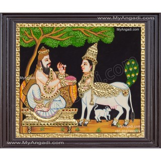 Kamadhenu Tanjore Painting