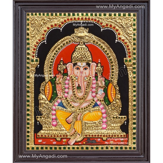 Ganesha Tanjore Painting