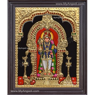 Raja Alangara Murugar Tanjore Painting