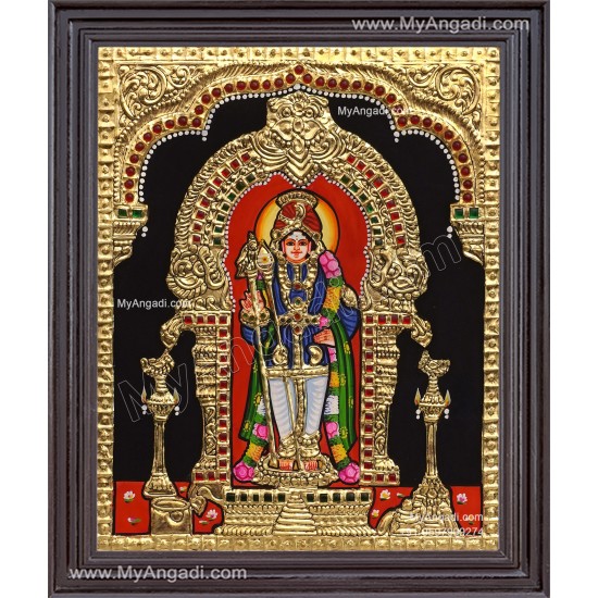 Raja Alangara Murugar Tanjore Painting