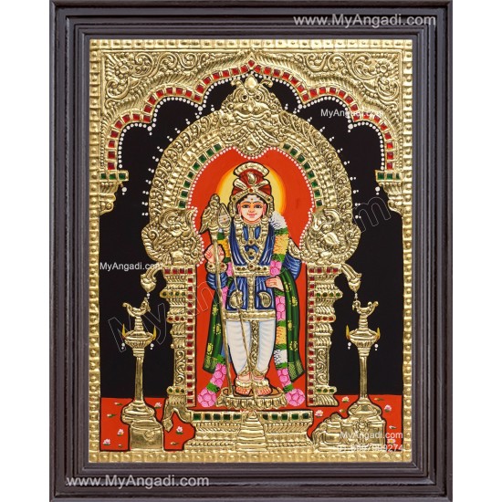Raja Alangara Murugar Tanjore Painting