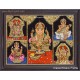 5 Panel  Tanjore Painting