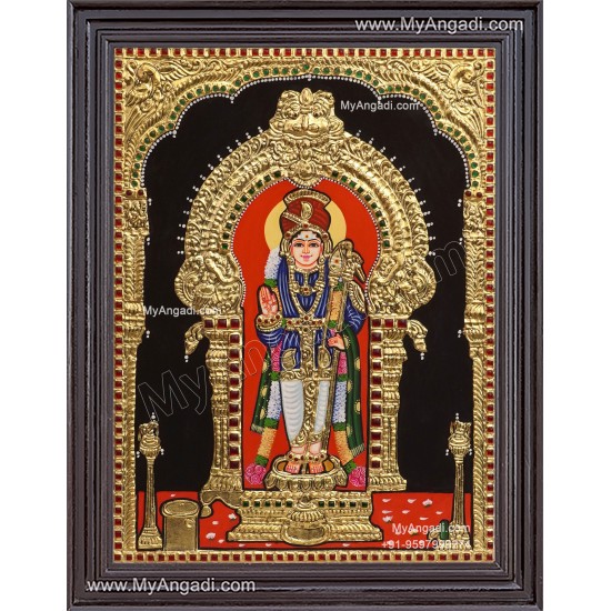 Raja Alangara Murugar Tanjore Painting