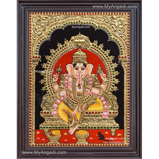 Ganesha Tanjore Painting