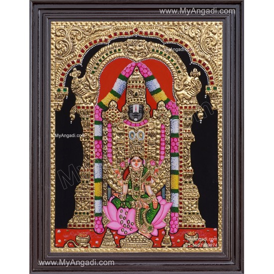 Balaji Lakshmi Tanjore Painting