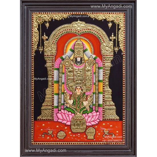 Balaji Lakshmi  Tanjore Painting