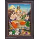 Shiva Family Tanjore Painting
