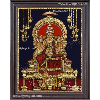 Bhuvaneshvari Amman Tanjore Painting