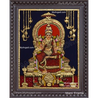 Bhuvaneshvari Amman Tanjore Painting