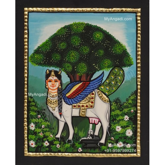 Kamadhenu Tanjore Painting