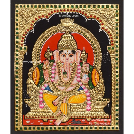Ganesha Tanjore Painting