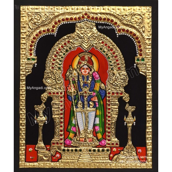 Raja Alangara Murugar Tanjore Painting