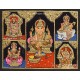 5 Panel  Tanjore Painting