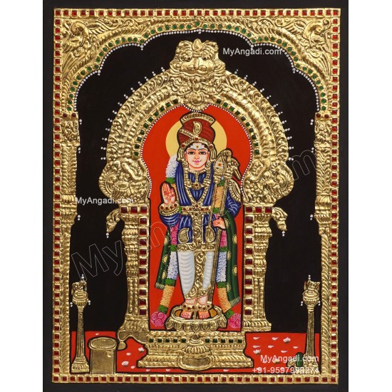 Raja Alangara Murugar Tanjore Painting