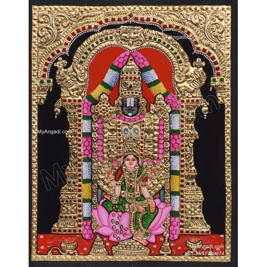 Balaji Lakshmi Tanjore Painting