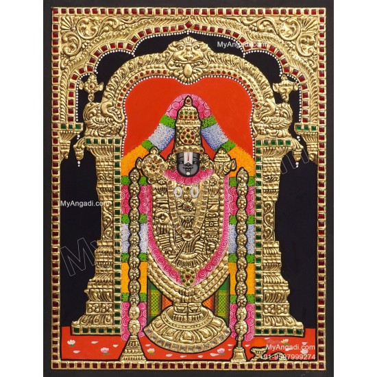 5 Set Ganesha Murugan Balaji Lakshmi Saraswathi Tanjore painting