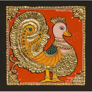 Swan Tanjore Painting