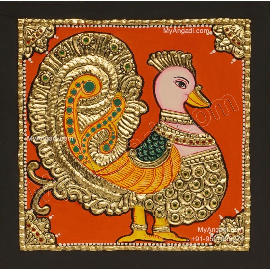 Swan Tanjore Painting