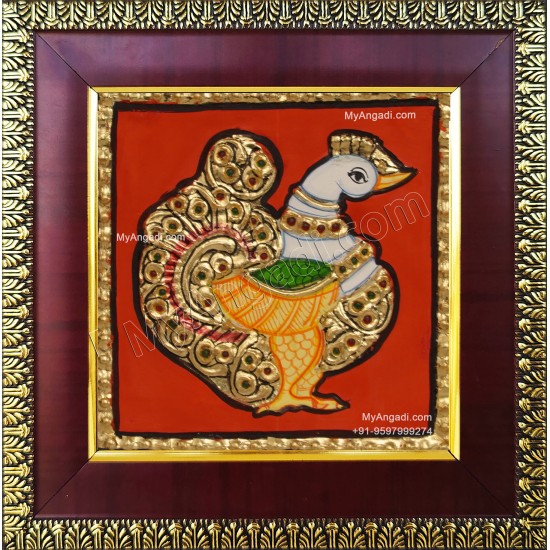 Swan Tanjore Painting