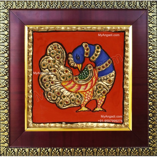 Peacock Tanjore Painting