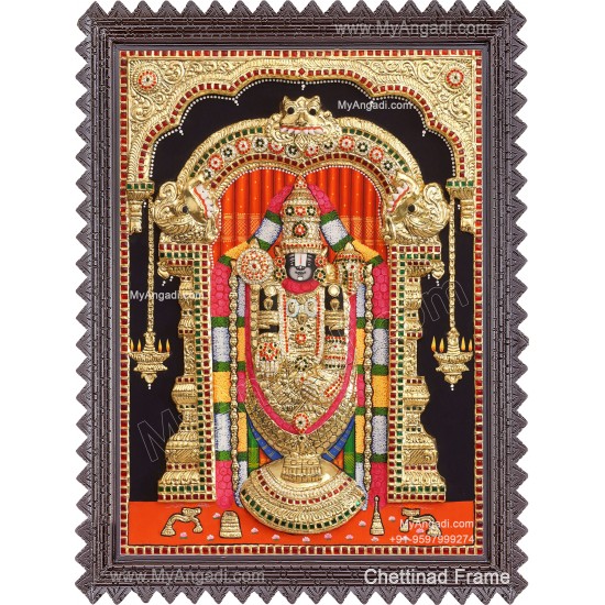 3D Balaji Tanjore Painting