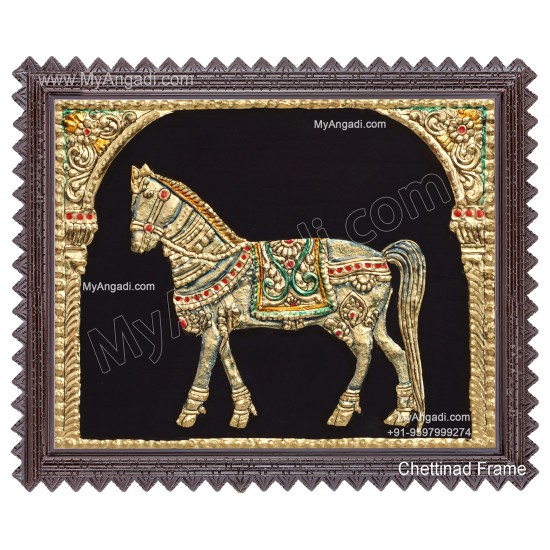 Horse Tanjore Painting