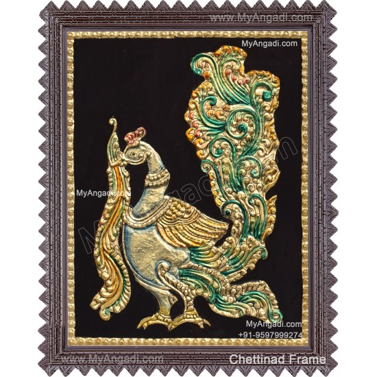 Peacock Tanjore Painting