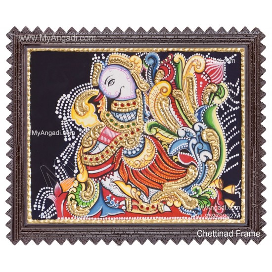 Peacock Tanjore Painting Peacock Tanjore Painting