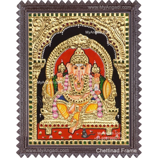Ganapathy Tanjore Painting Ganapathy Tanjore Painting