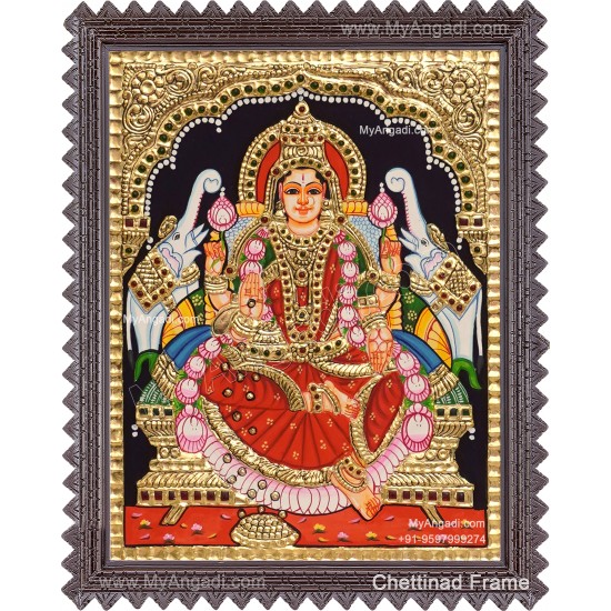 Gajalakshmi Tanjore Painting Gajalakshmi Tanjore Painting