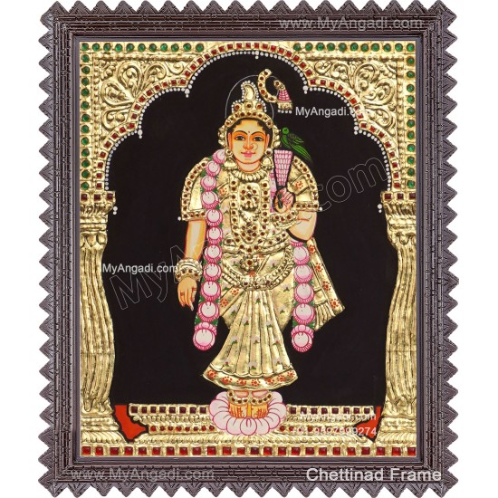 Aandal Tanjore Painting Aandal Tanjore Painting